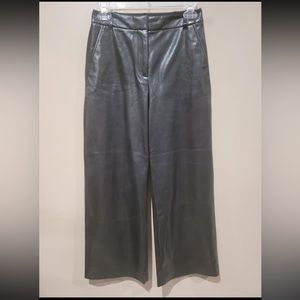 Hugo Boss faux leather pants. Black size 2